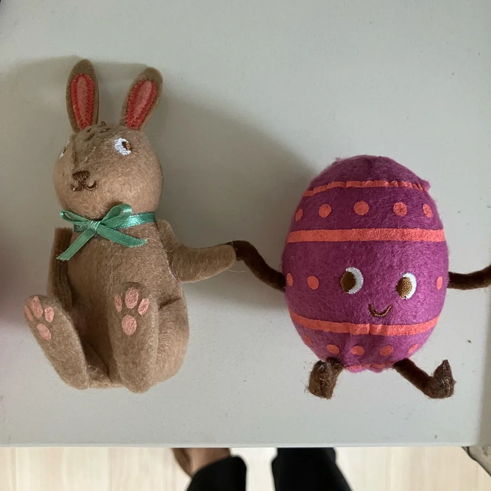 Target Brown Bunny and Pink Easter Egg Garland
